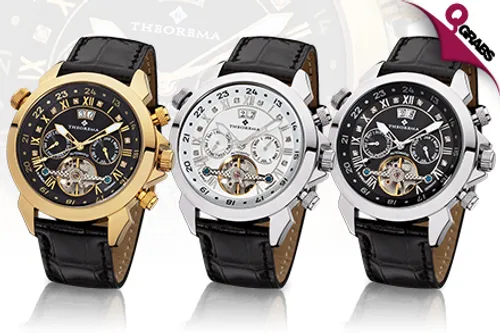 From QR779 Be On Time & In Style with Men’s Theorema Marco Polo Watches - Choose from 10 Dapper Designs! (Up to QR4275 Value)